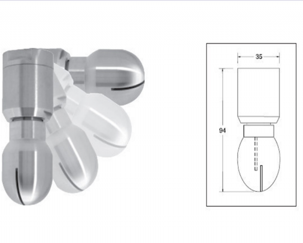 ycx-200型360度旋转清洗喷嘴